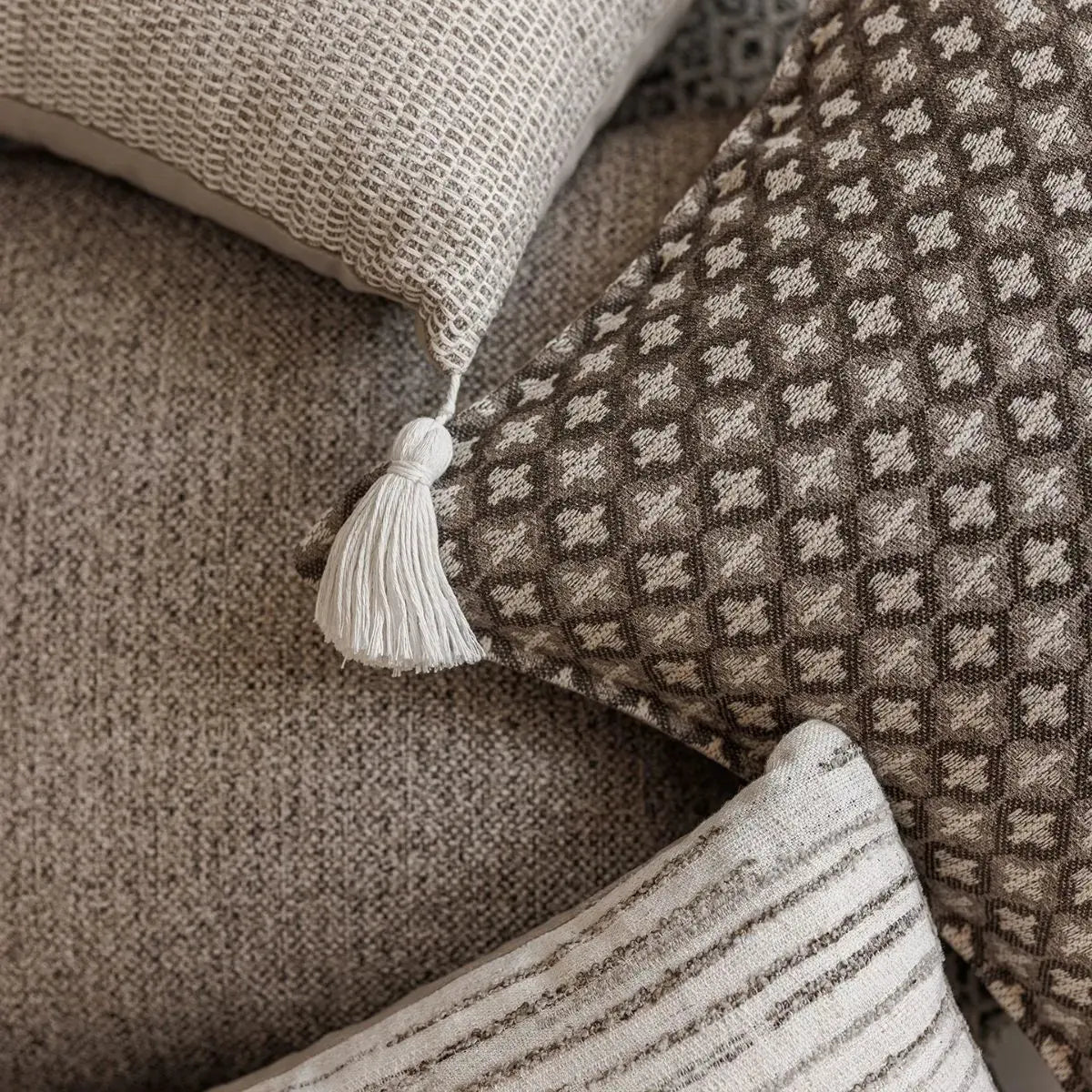 Eden Brown Cushion Cover A Speckled Space