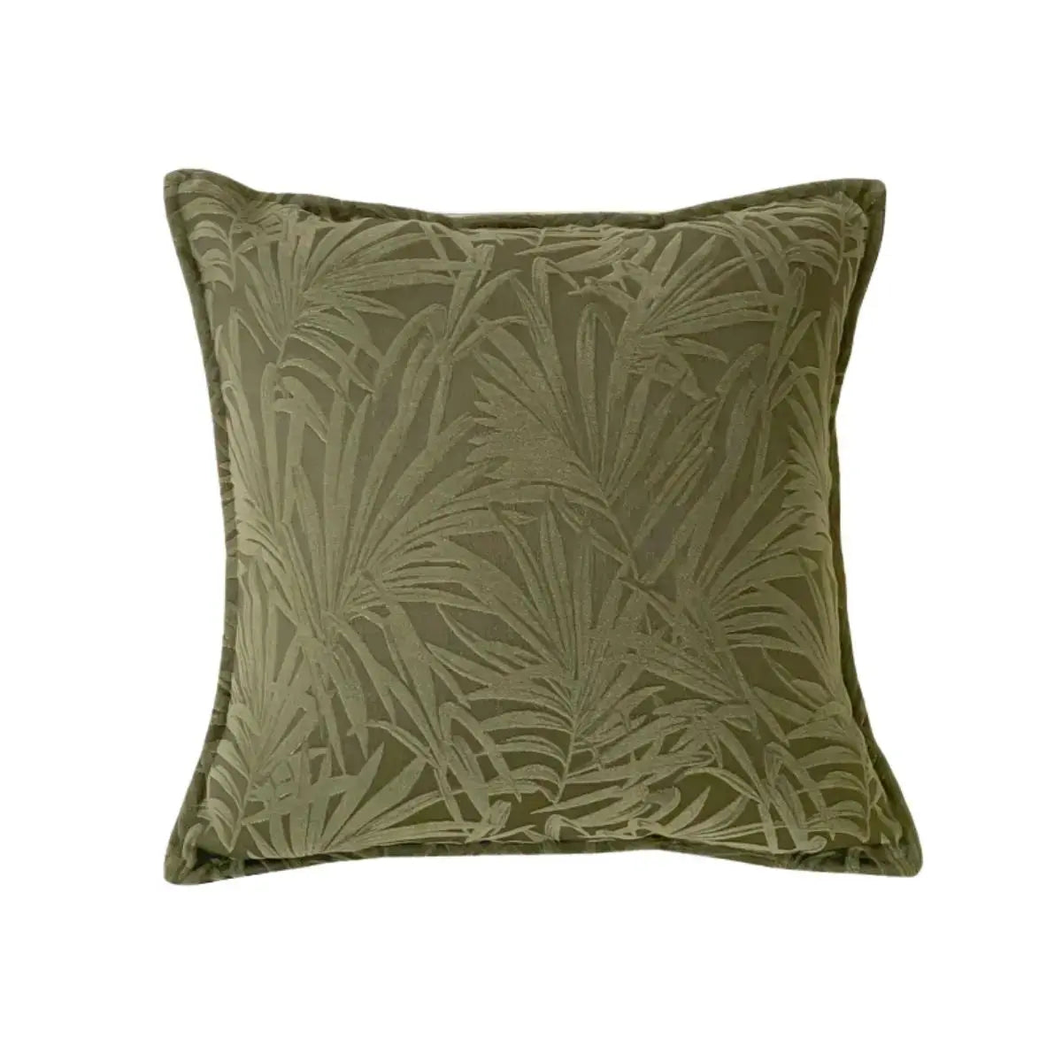 Farrah Green Floral Cushion Cover A Speckled Space