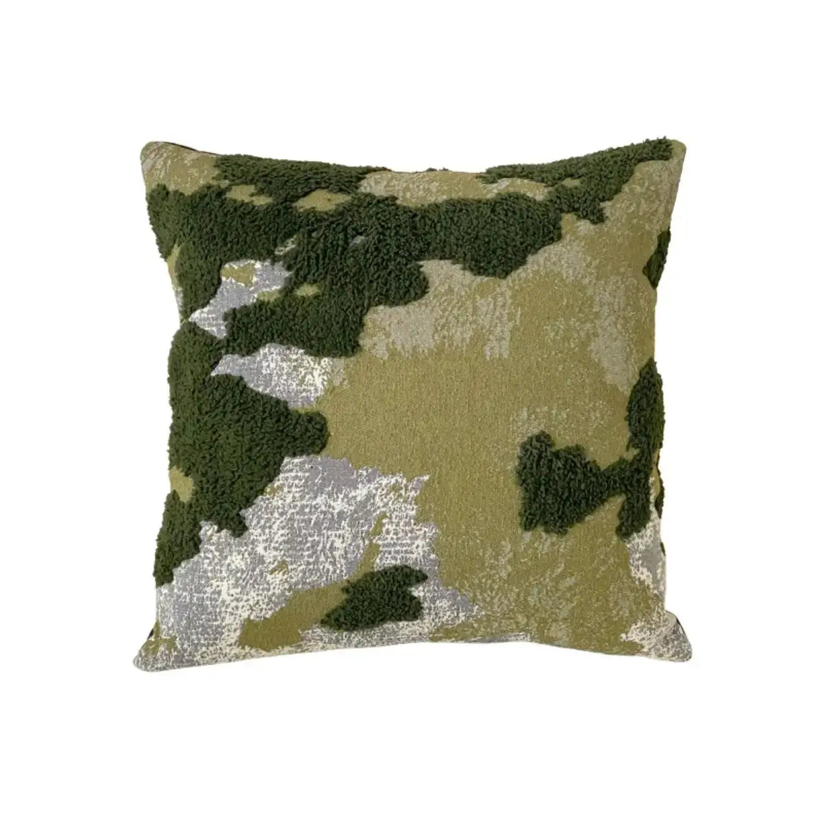 Farrah Green Floral Cushion Cover B Speckled Space