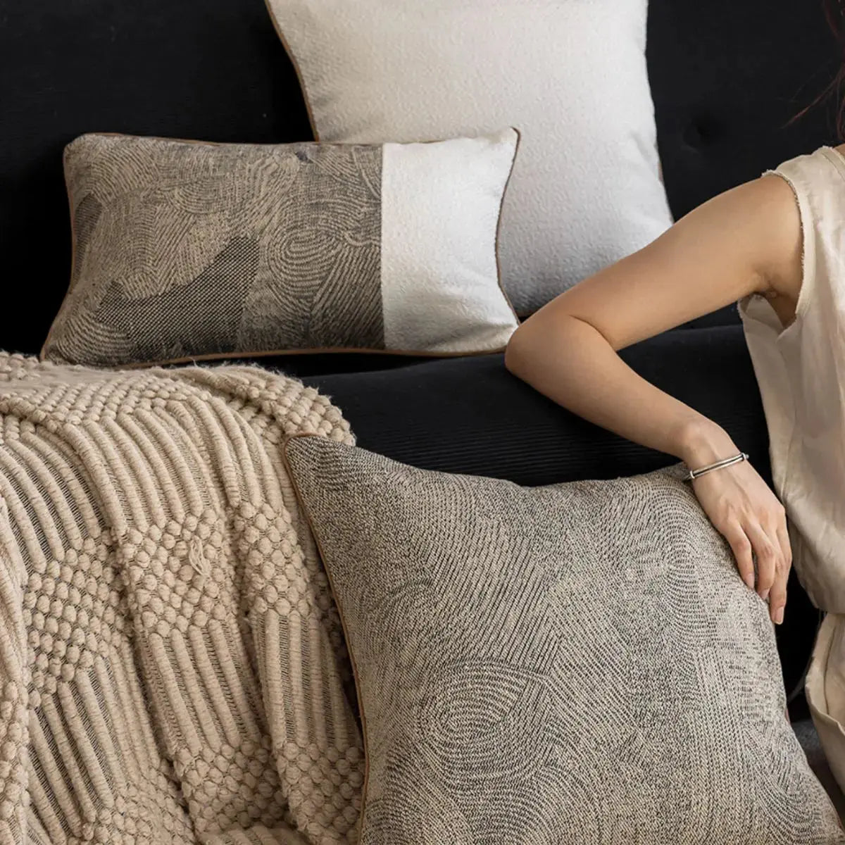 Gelanio Cushion Cover A Speckled Space