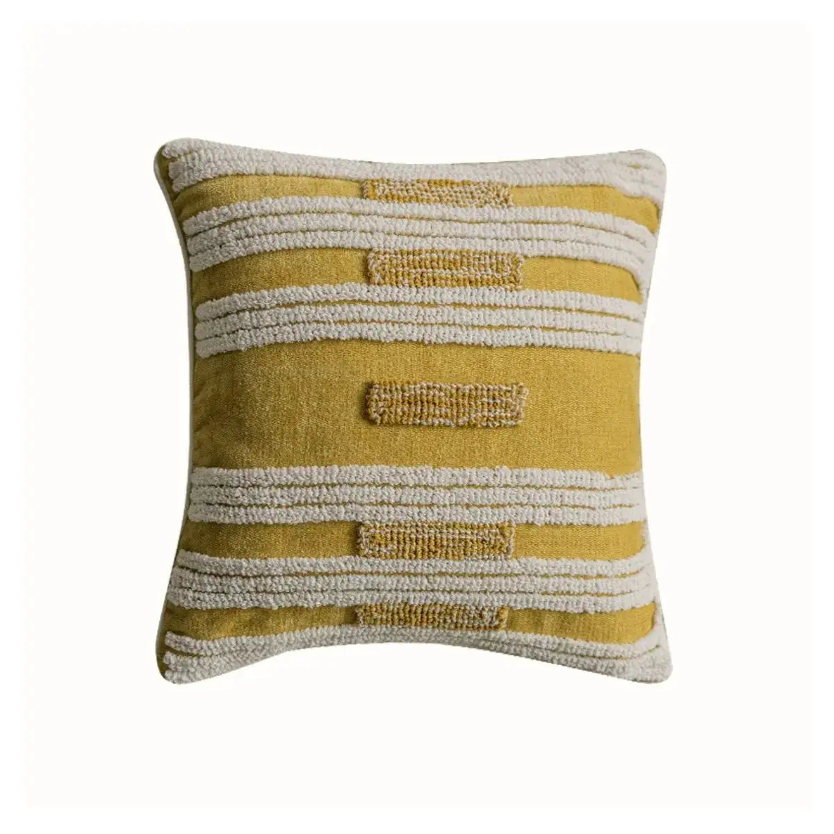 Germaine Yellow Tufted Cushion Cover A Speckled Space
