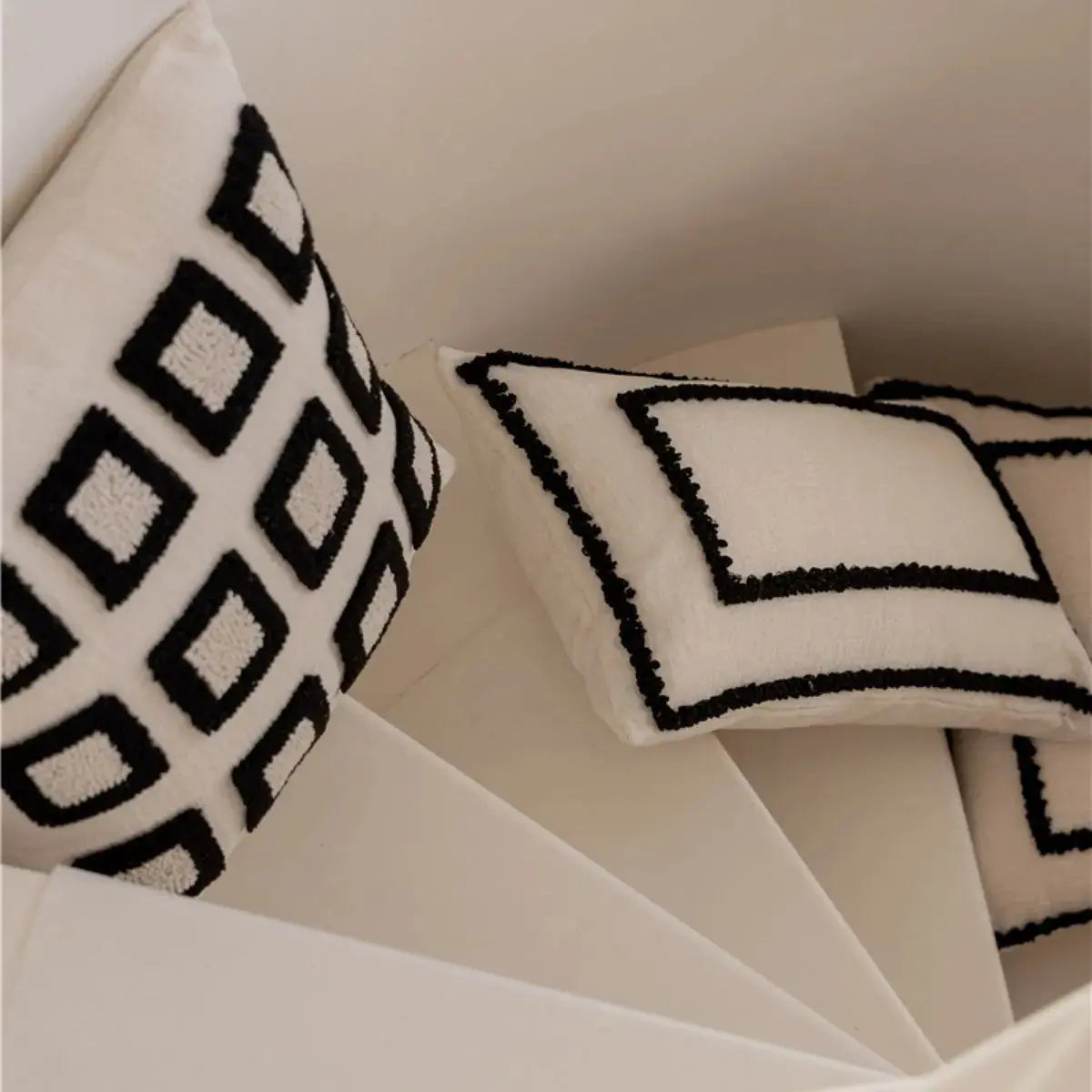 Kendrick Tufted Cushion Cover A Speckled Space