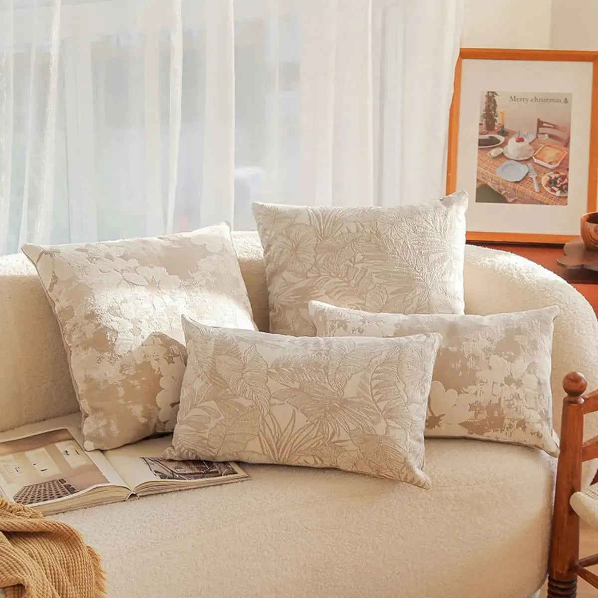 Noven Floral Cushion Cover A Speckled Space