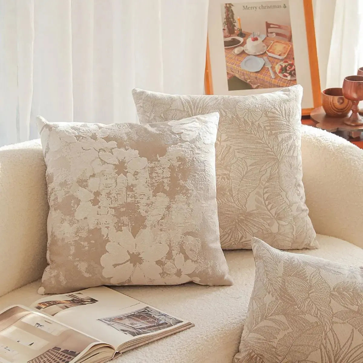 Noven Floral Cushion Cover A Speckled Space
