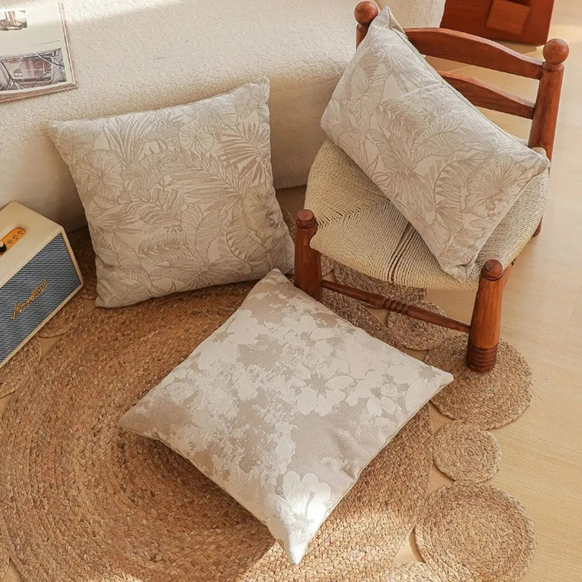 Noven Floral Cushion Cover A Speckled Space