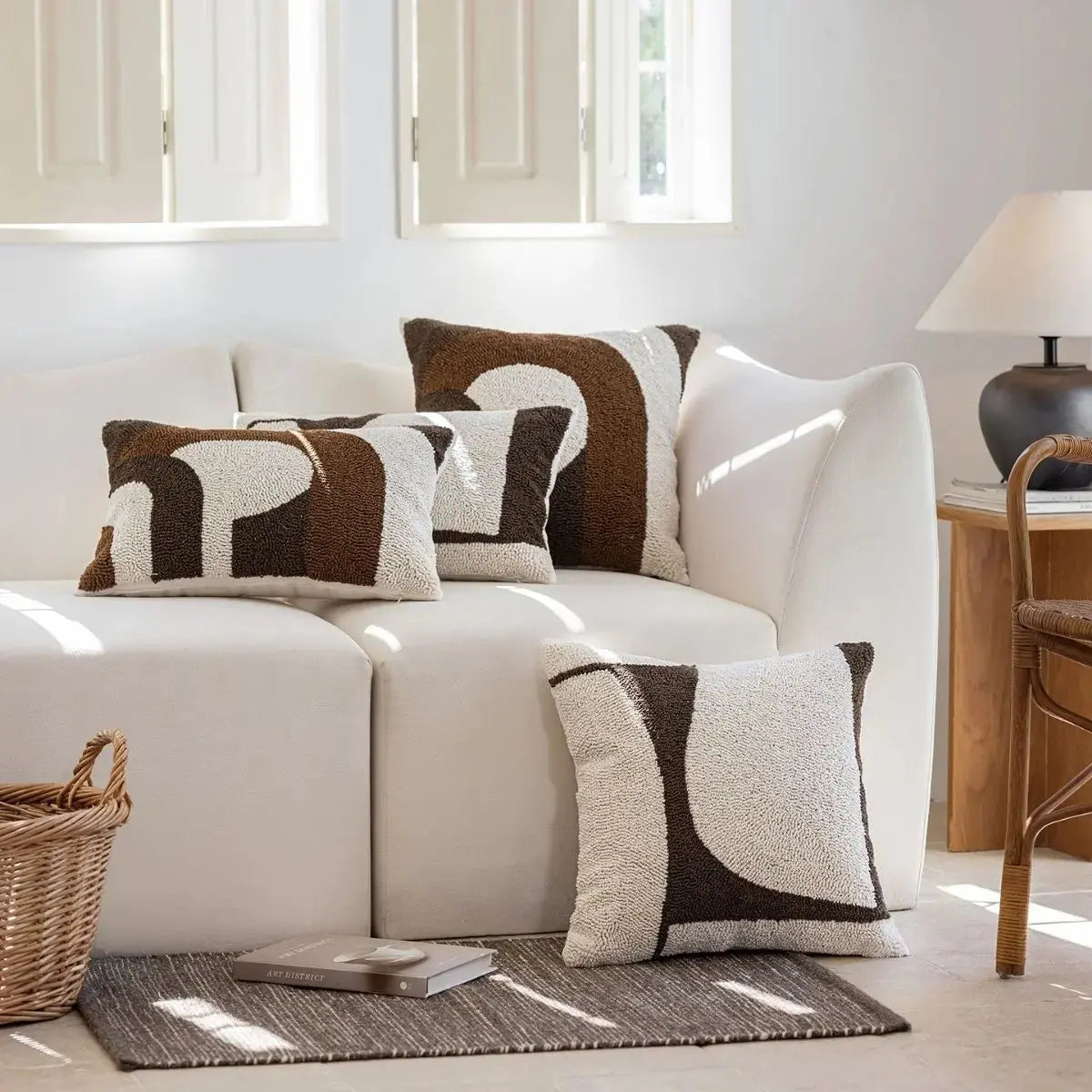 Uily Tufted Cushion Cover A Speckled Space