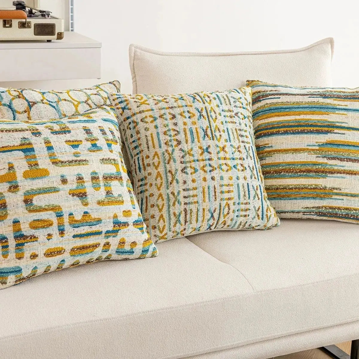 Yusvlen Yellow Cushion Cover A Speckled Space
