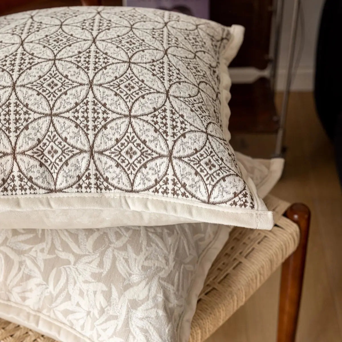 Yvona Beige Cushion Cover A Speckled Space