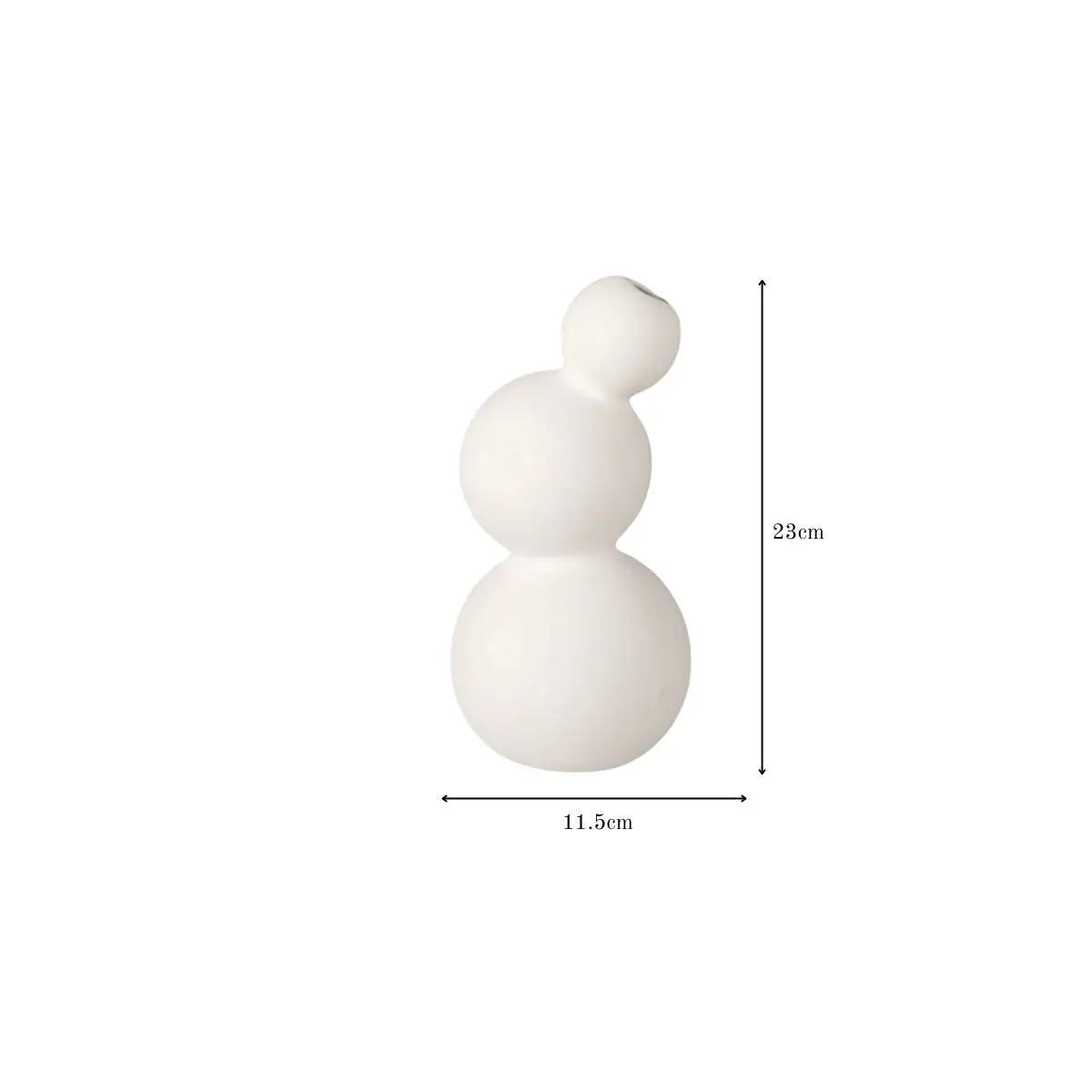 Hoopey Ceramic Decorative Vase Speckled Space