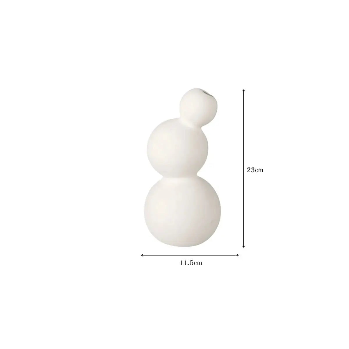 Hoopey Ceramic Decorative Vase Speckled Space