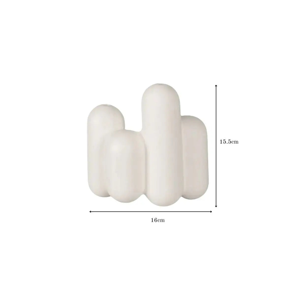 Hoopey Ceramic Decorative Vase Speckled Space