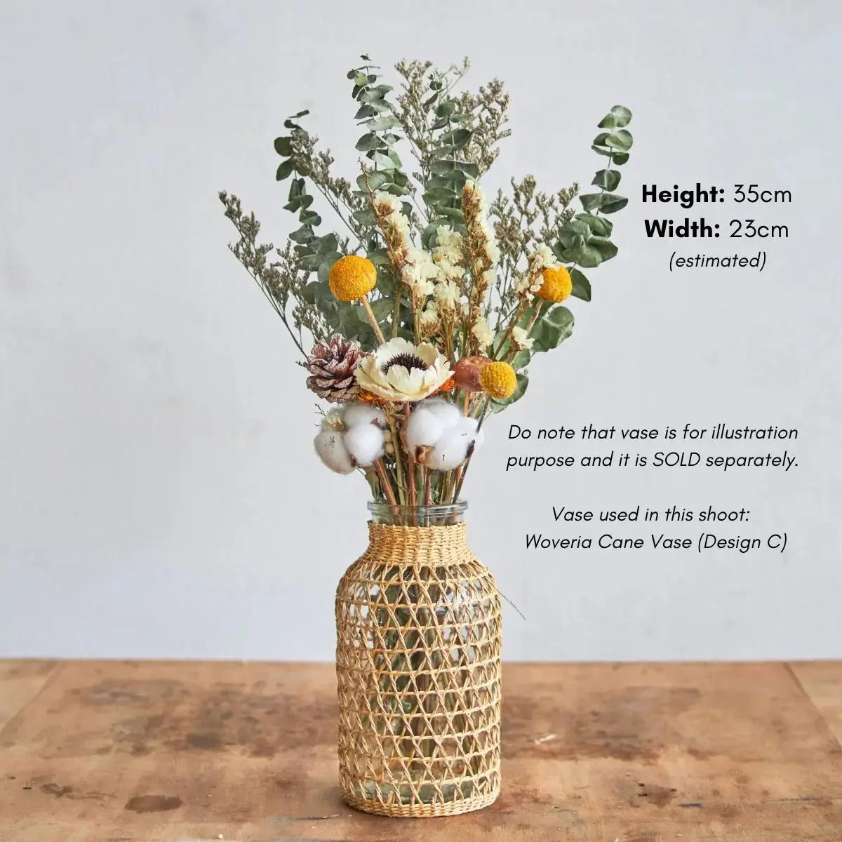Dried Floral Arrangement K Speckled Space