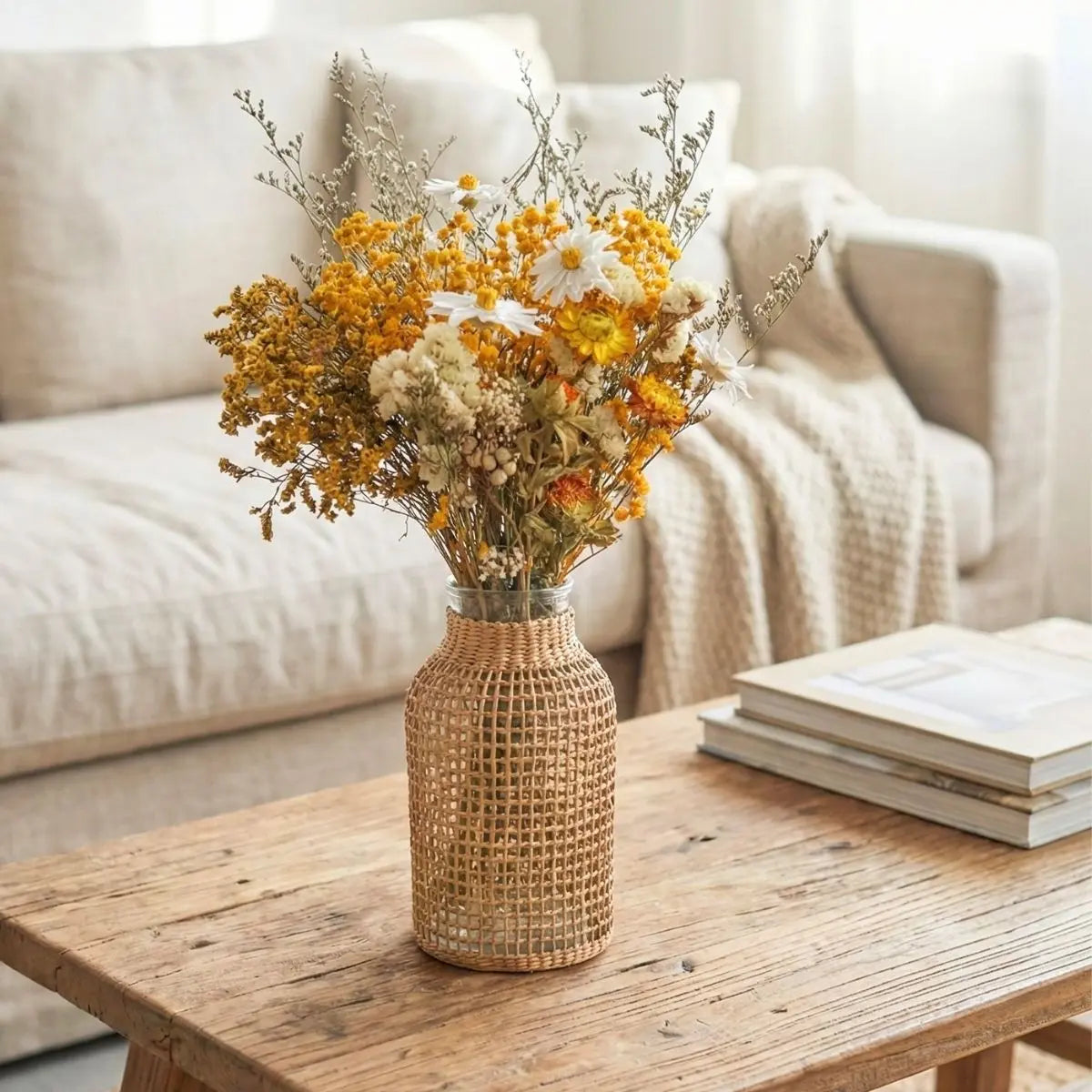 Dried Floral Arrangement L Speckled Space