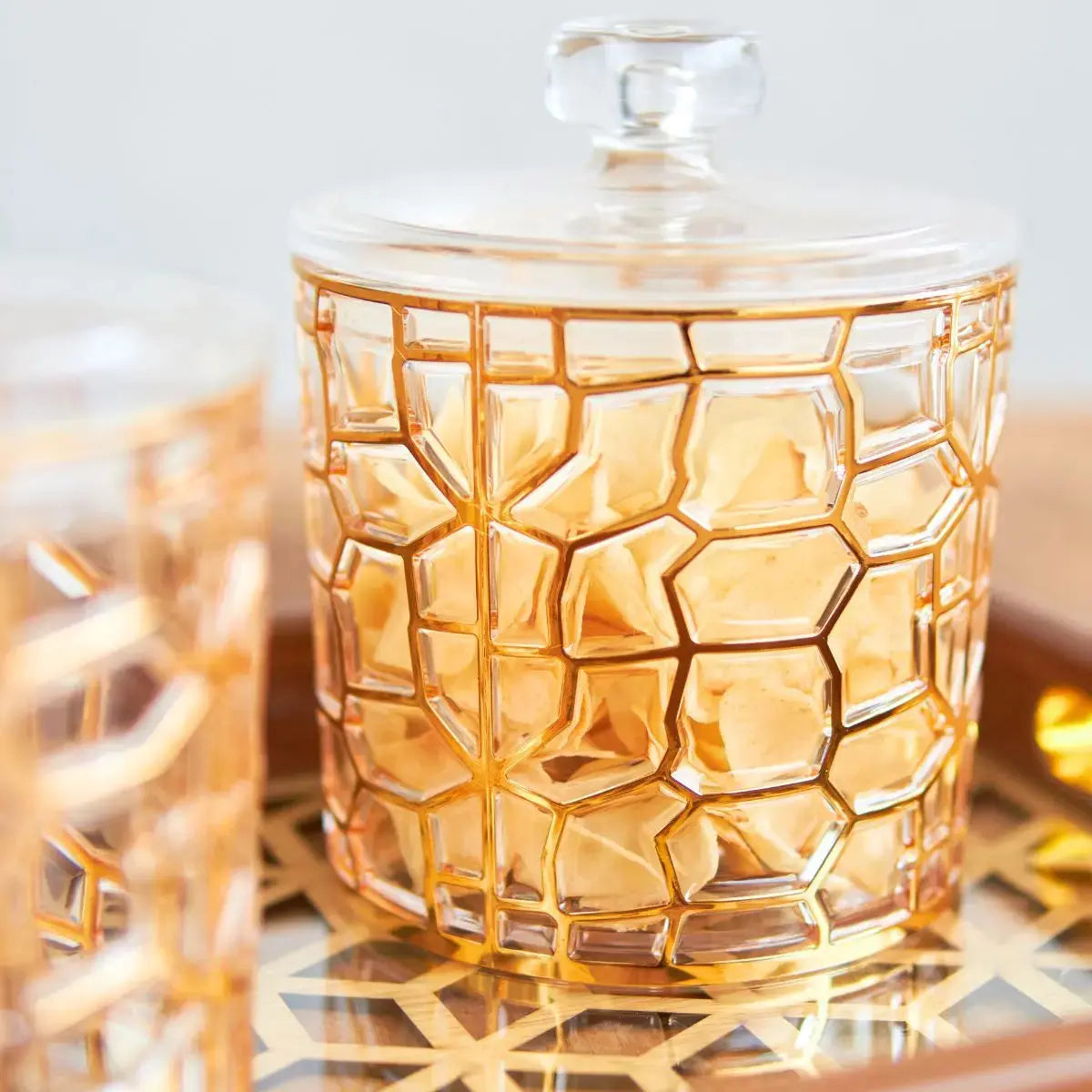 Farrah Air Tight Acrylic Canister Speckled Space