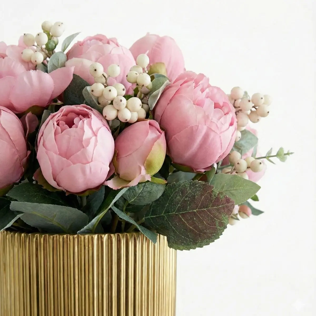 Peony Dark PInk Floral Arrangement Speckled Space