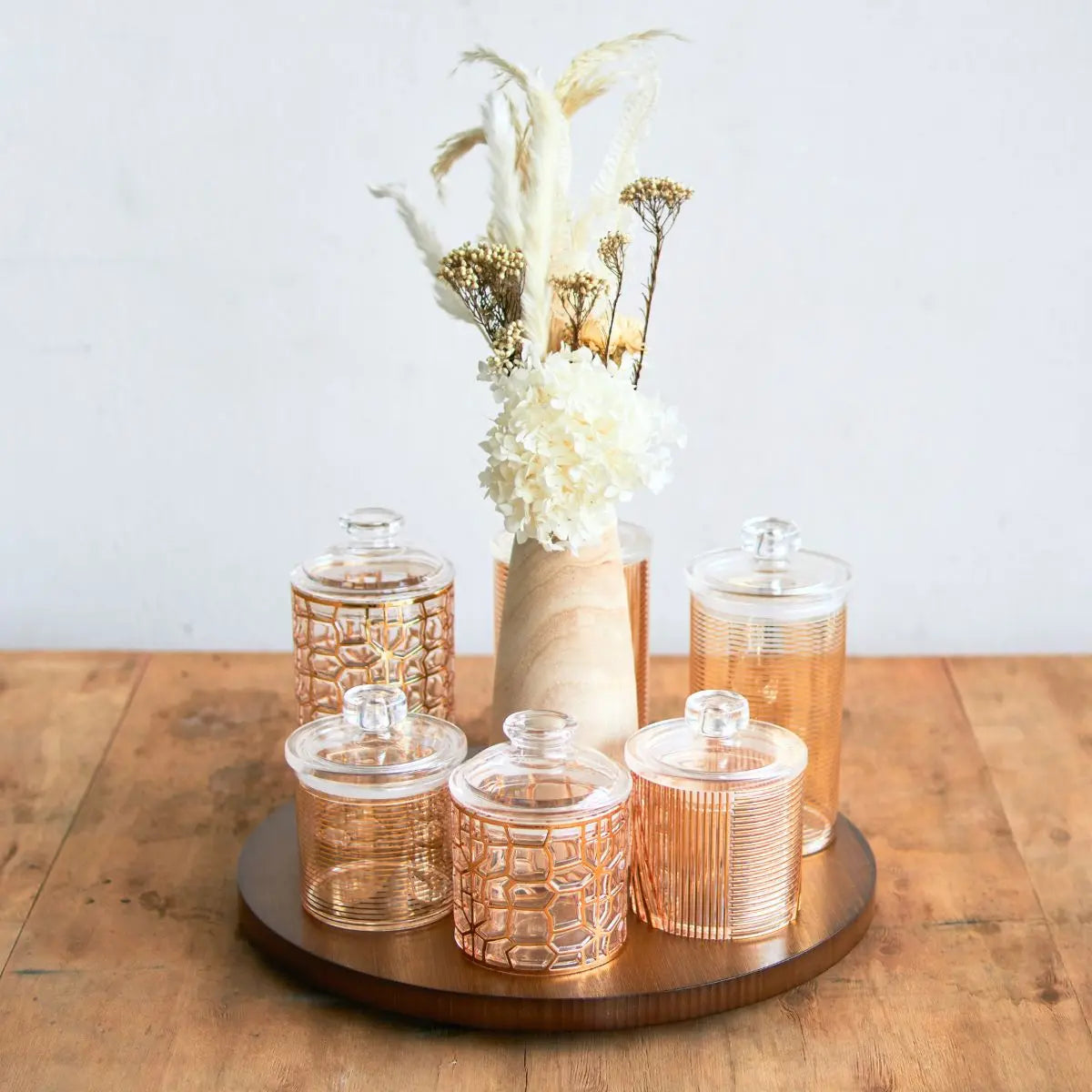 The Lazy Susan Rotating Tray Speckled Space