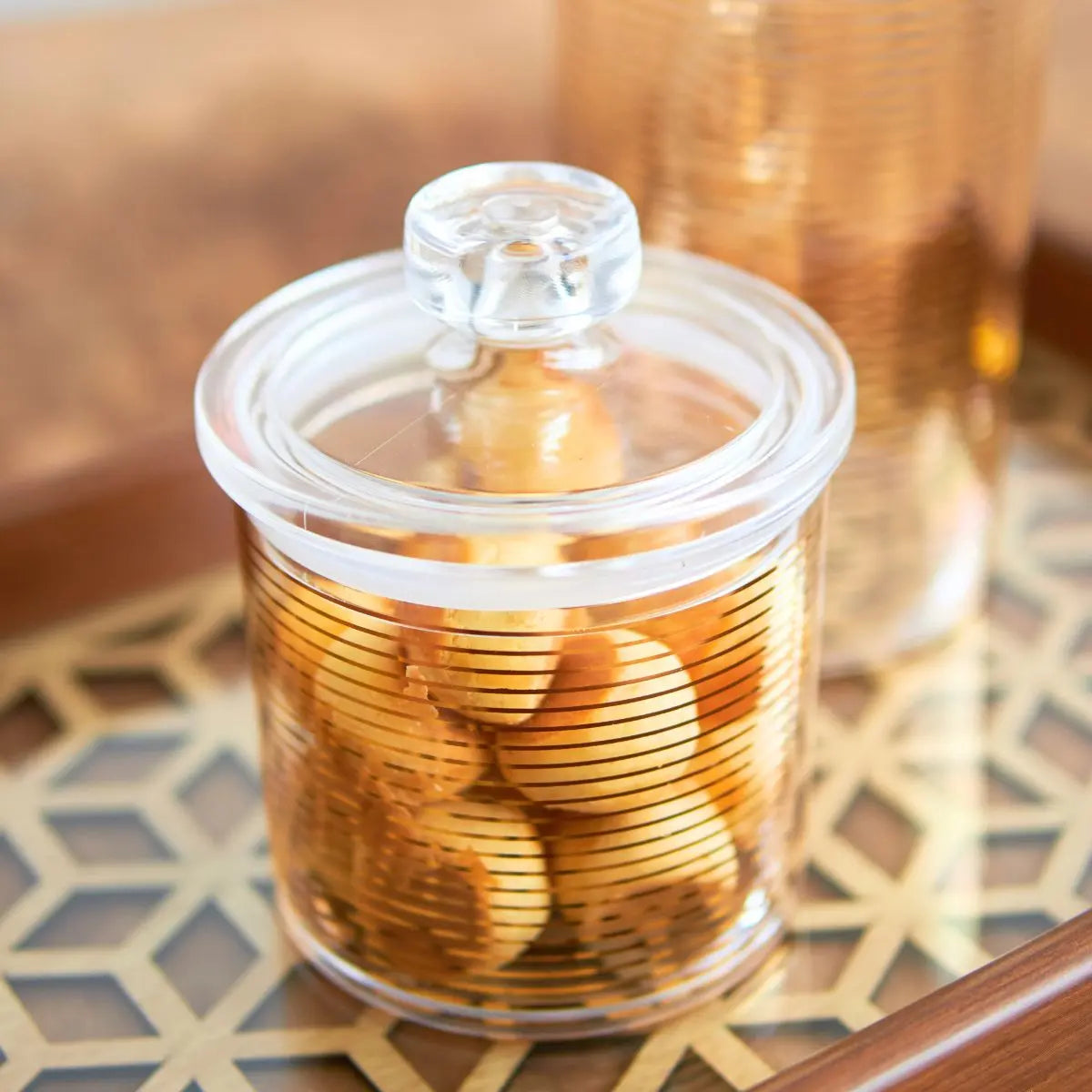 Camille Air Tight Acrylic Canister Speckled Space