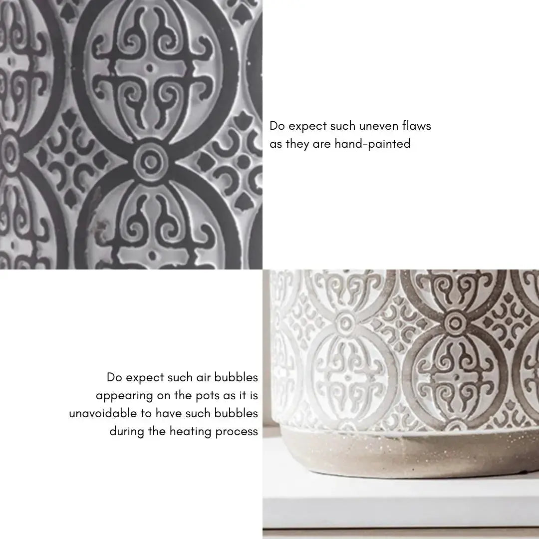 Chrisley Concrete Flower Pot-Speckled Space