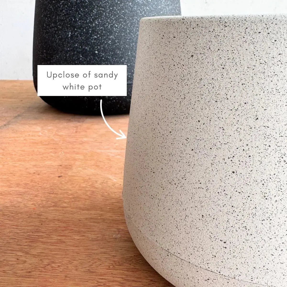 Brinlo Premium Plastic Detachable Flower Pot Speckled Space