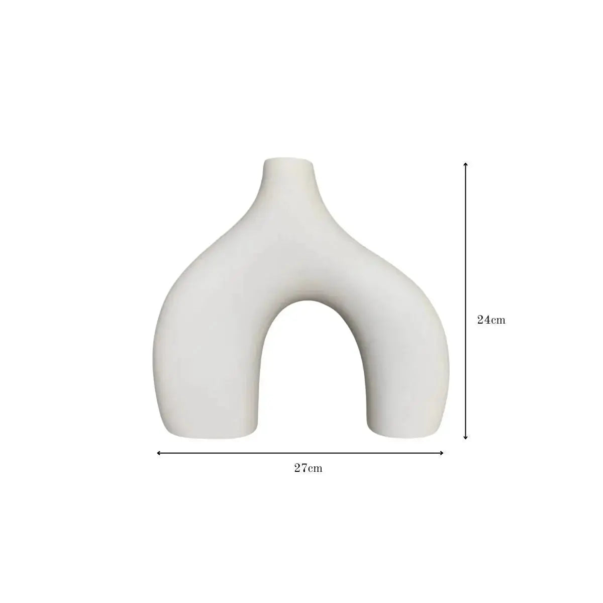 Aurelly Ceramic Decorative Vase Speckled Space