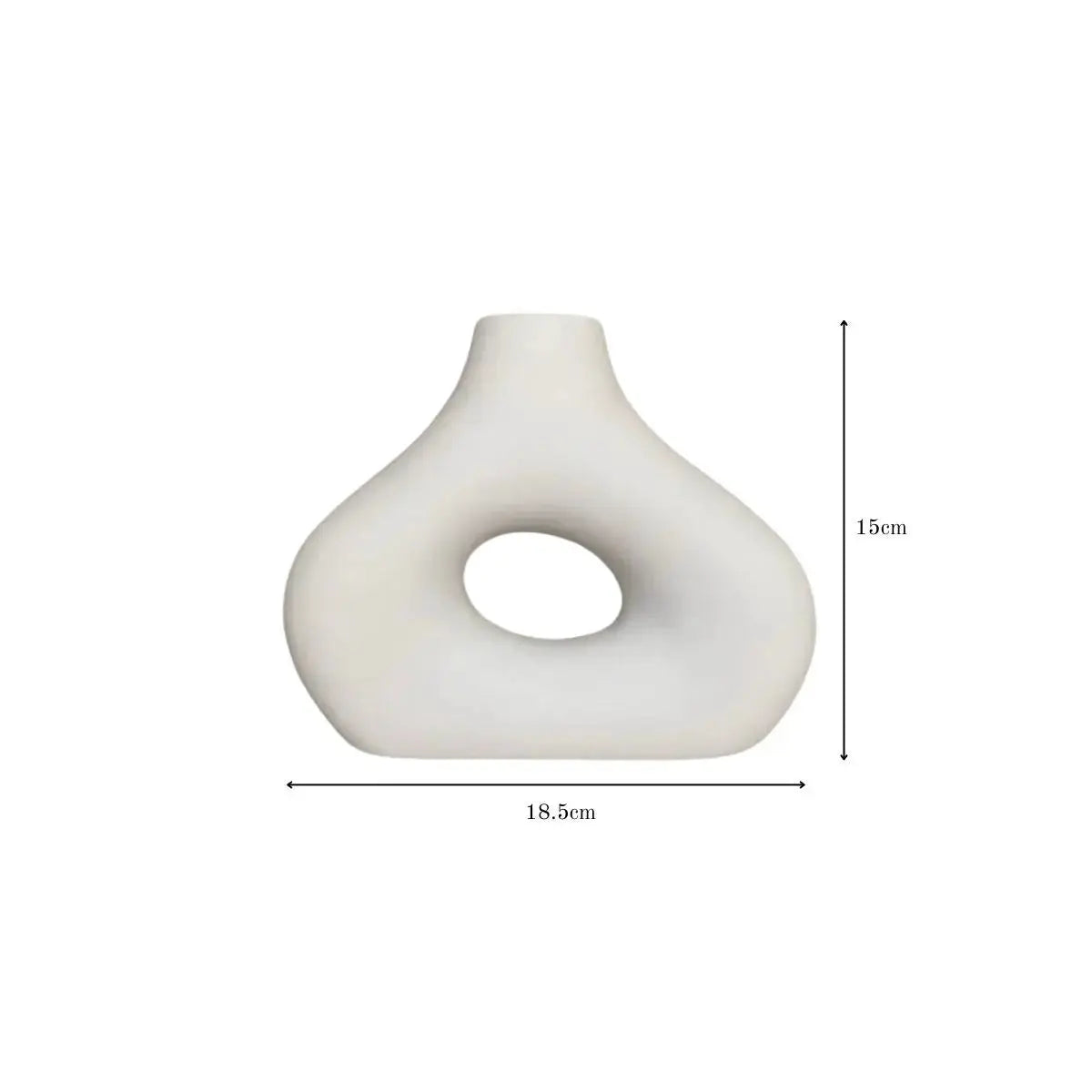 Aurelly Ceramic Decorative Vase Speckled Space