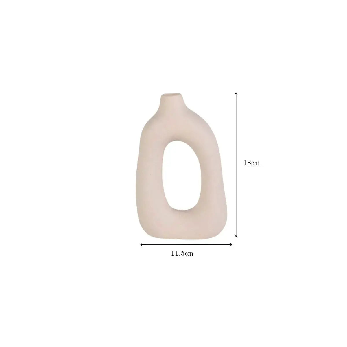 Jonari Ceramic Decorative Vase Speckled Space