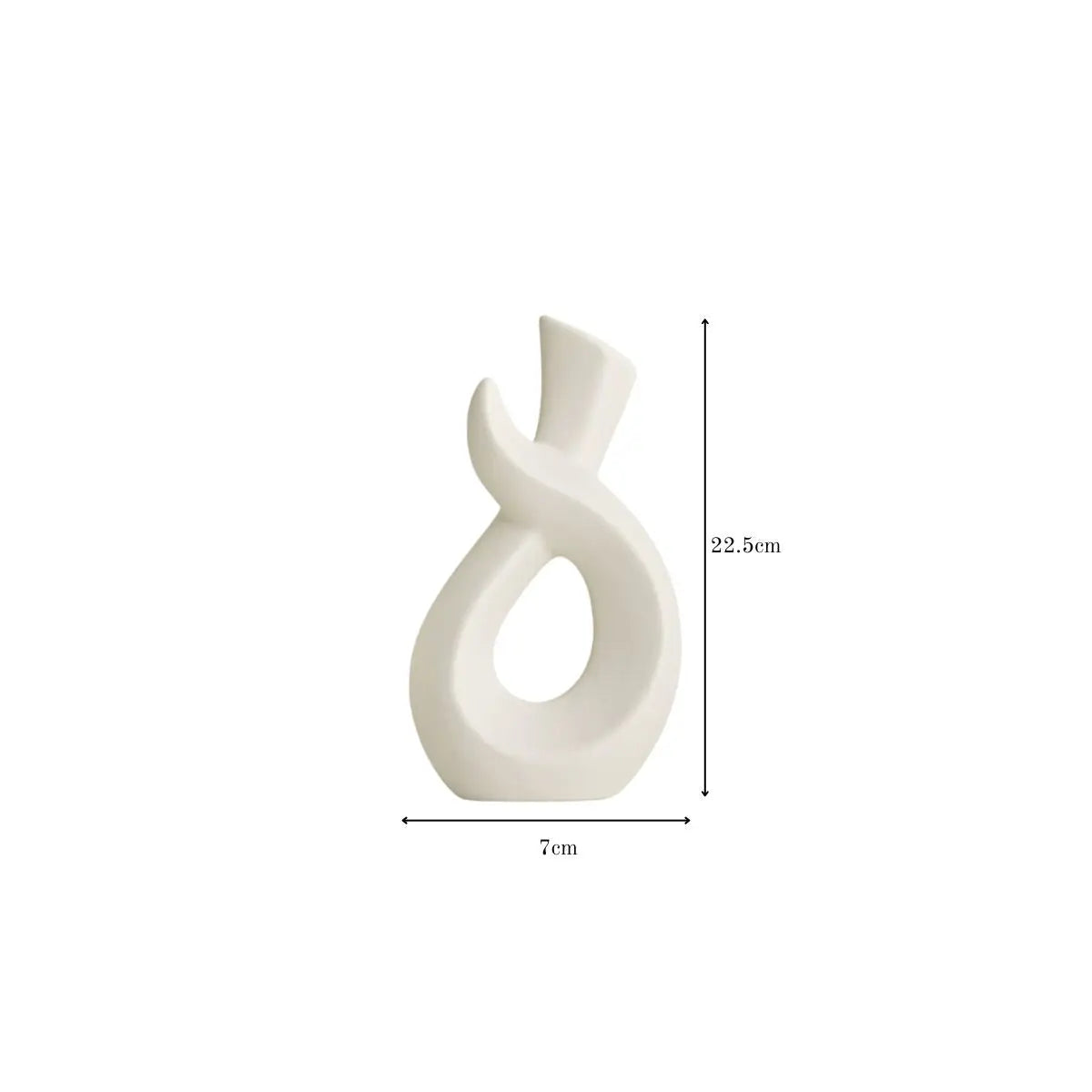 Sillho Ceramic Decorative Vase Speckled Space