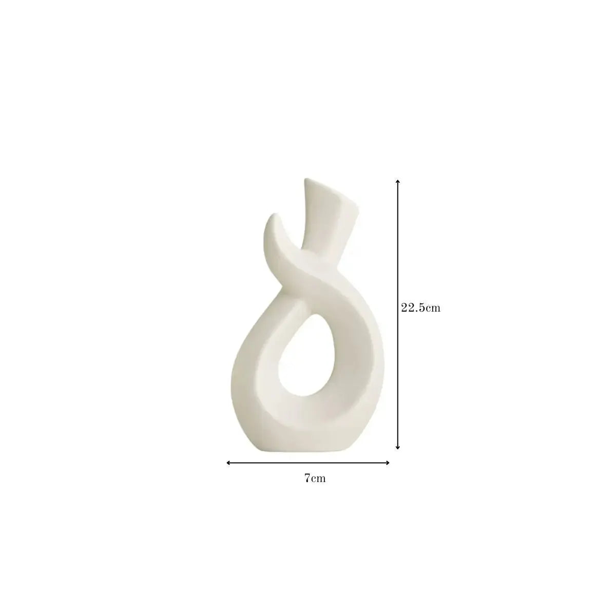 Sillho Ceramic Decorative Vase Speckled Space
