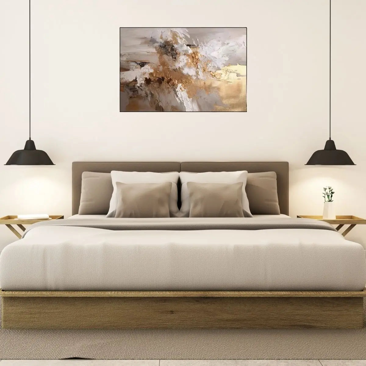 Govonde Hand-painted Wall Art-Speckled Space