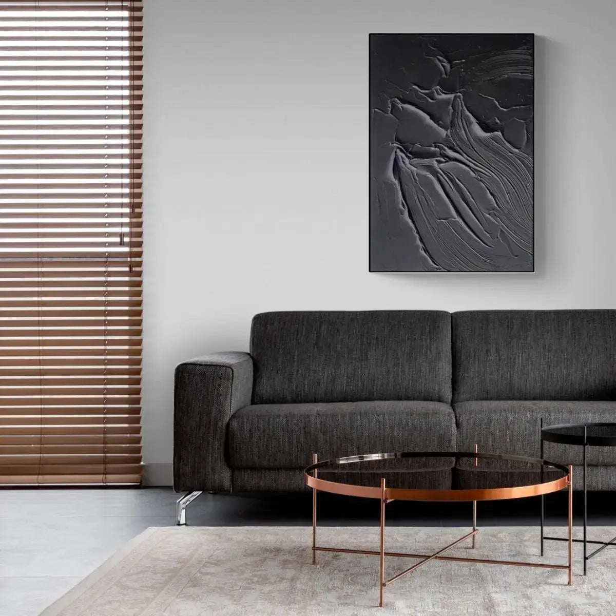 Mezziano Hand-Painted Wall Art-Speckled Space