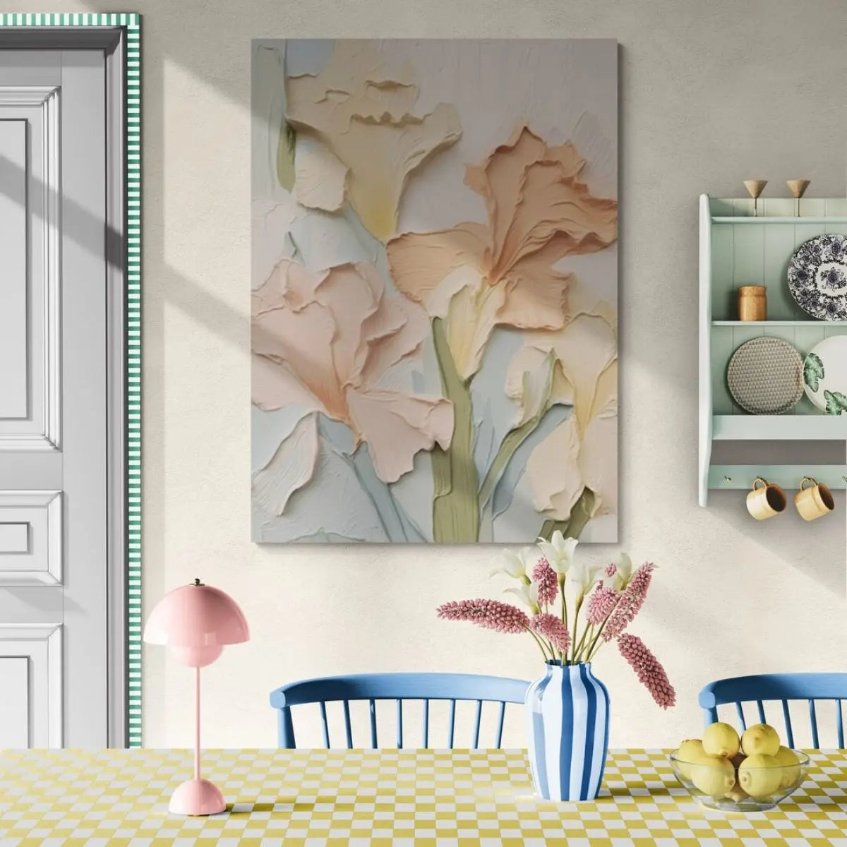 Pasero Hand-Painted Wall Art-Speckled Space