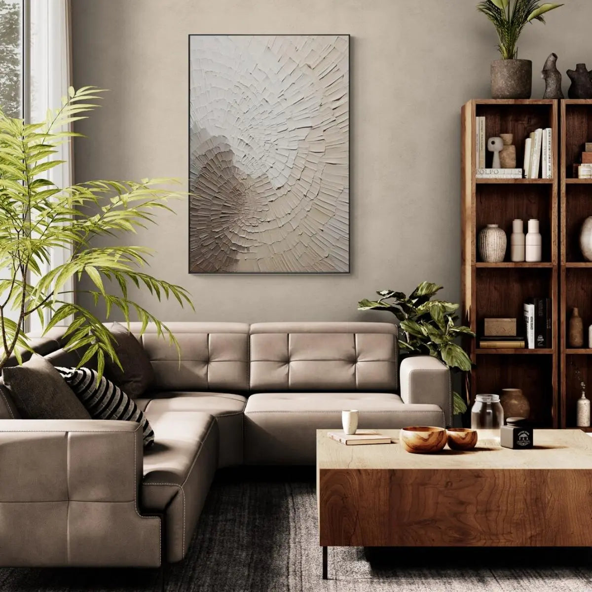 Voler Hand-Painted Wall Art-Speckled Space