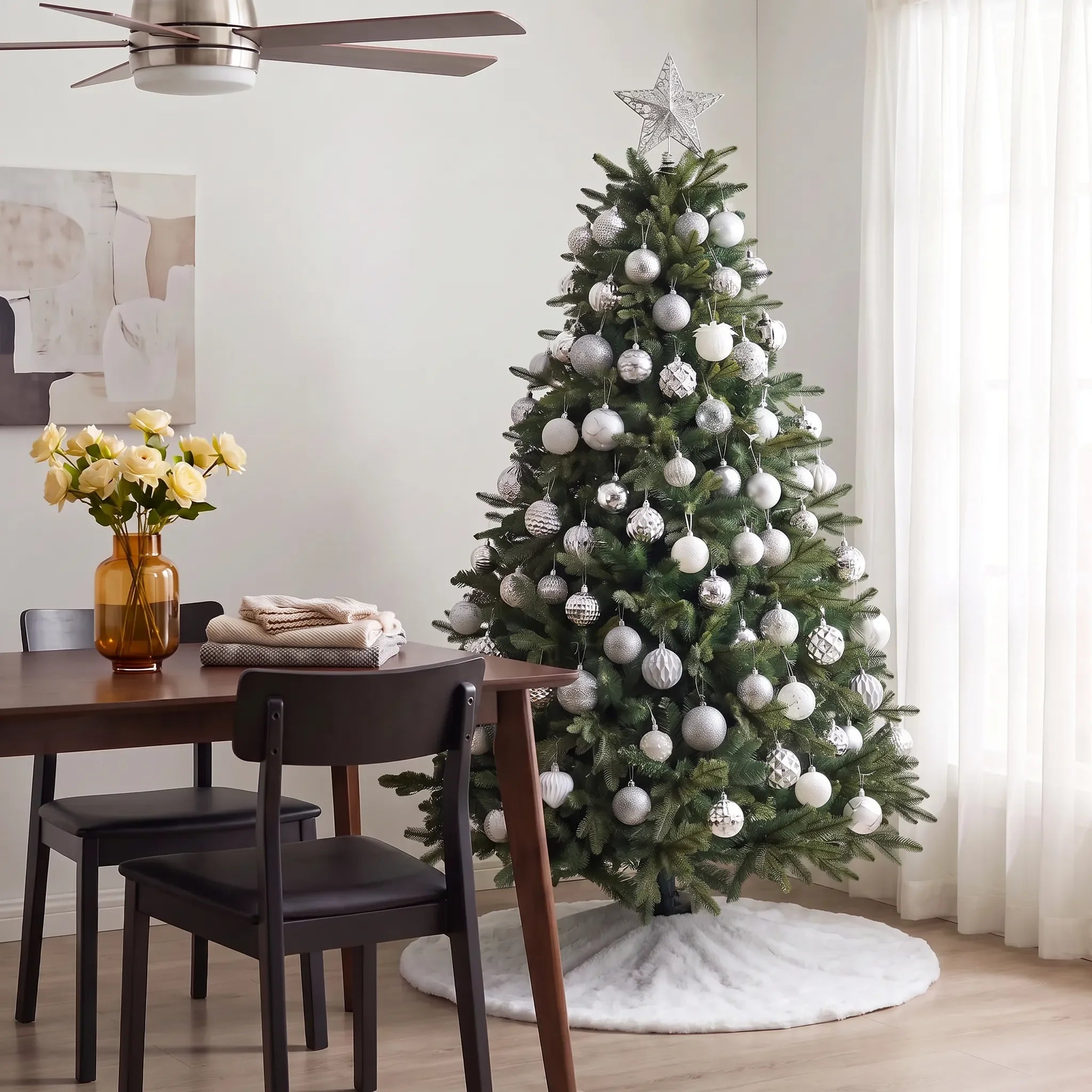 Discover the perfect centerpiece for your home with this stunning model from our 6ft christmas tree collection, a top-rated christmas tree singapore