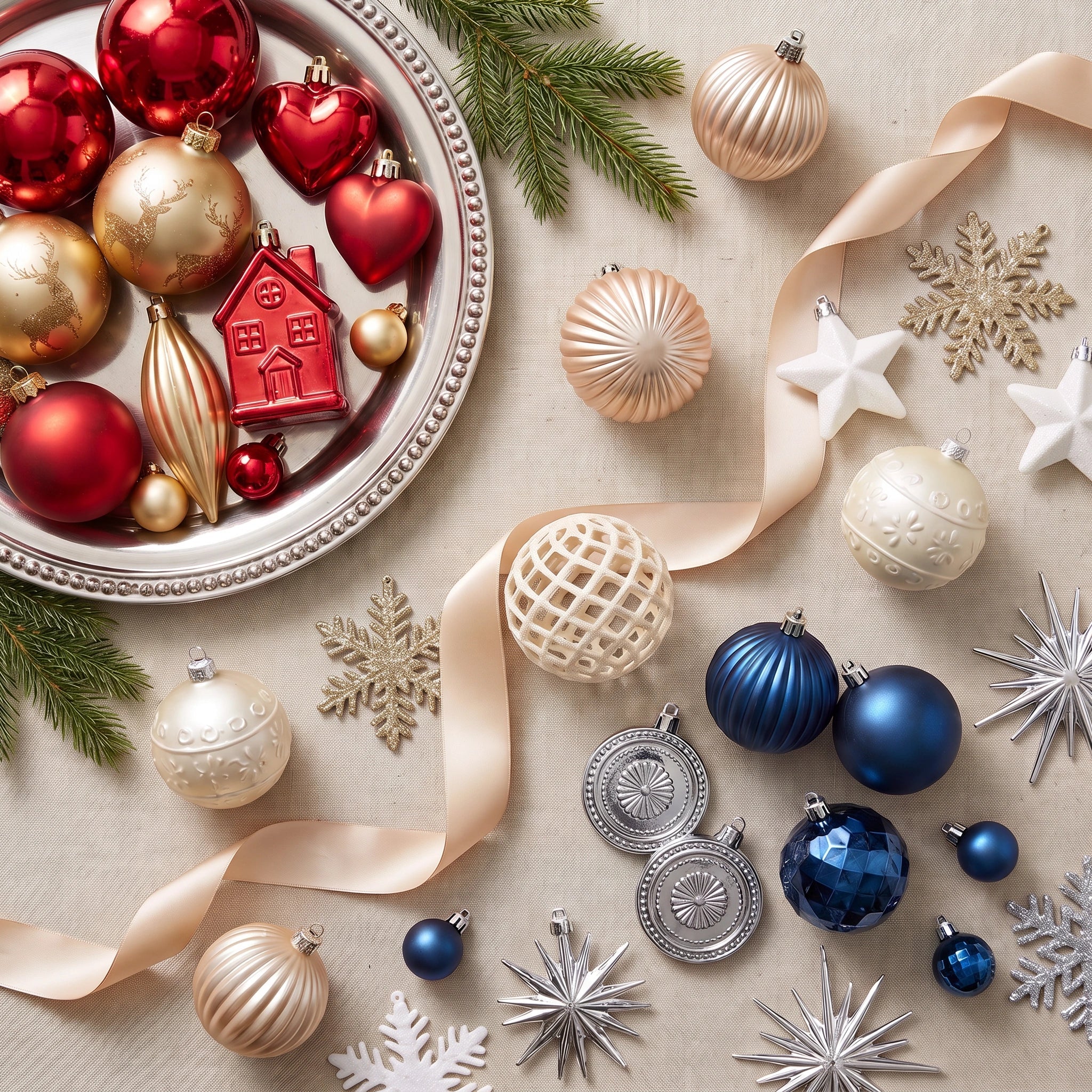 Christmas-Baubles Speckled Space