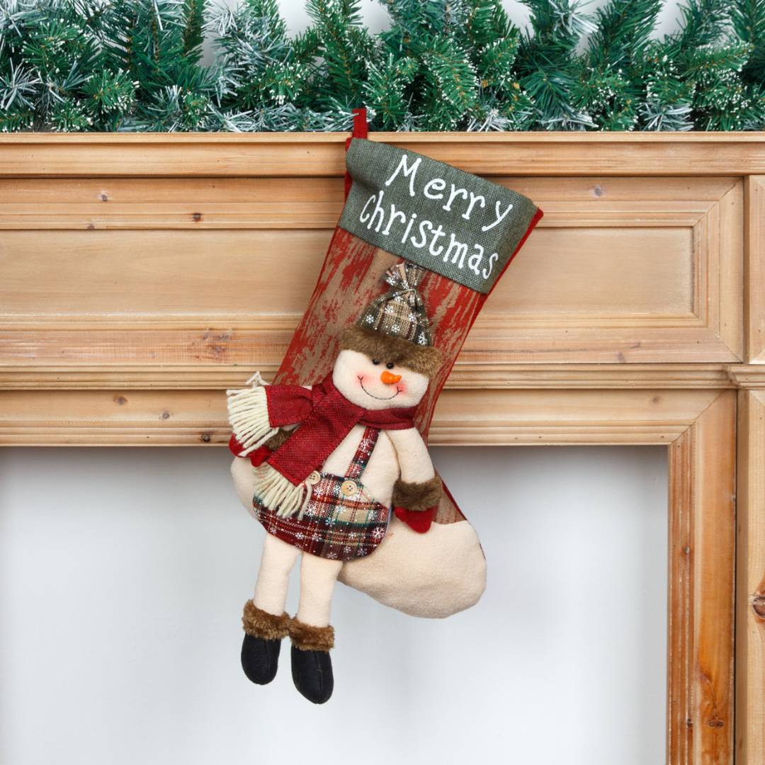 Christmas Hanging Decorative Socks Design E