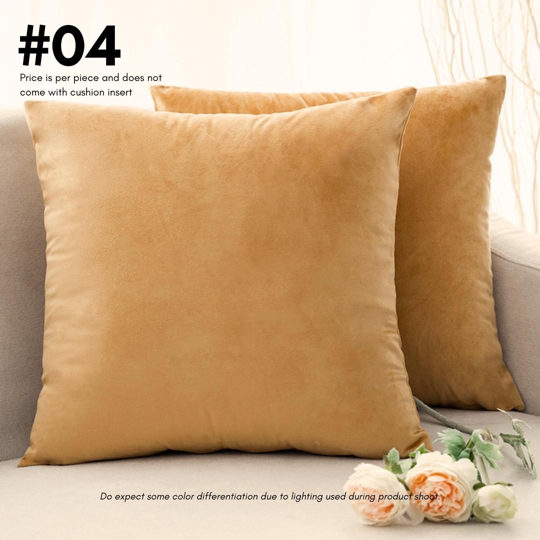 Vivian Solid Velvet Cushion Cover