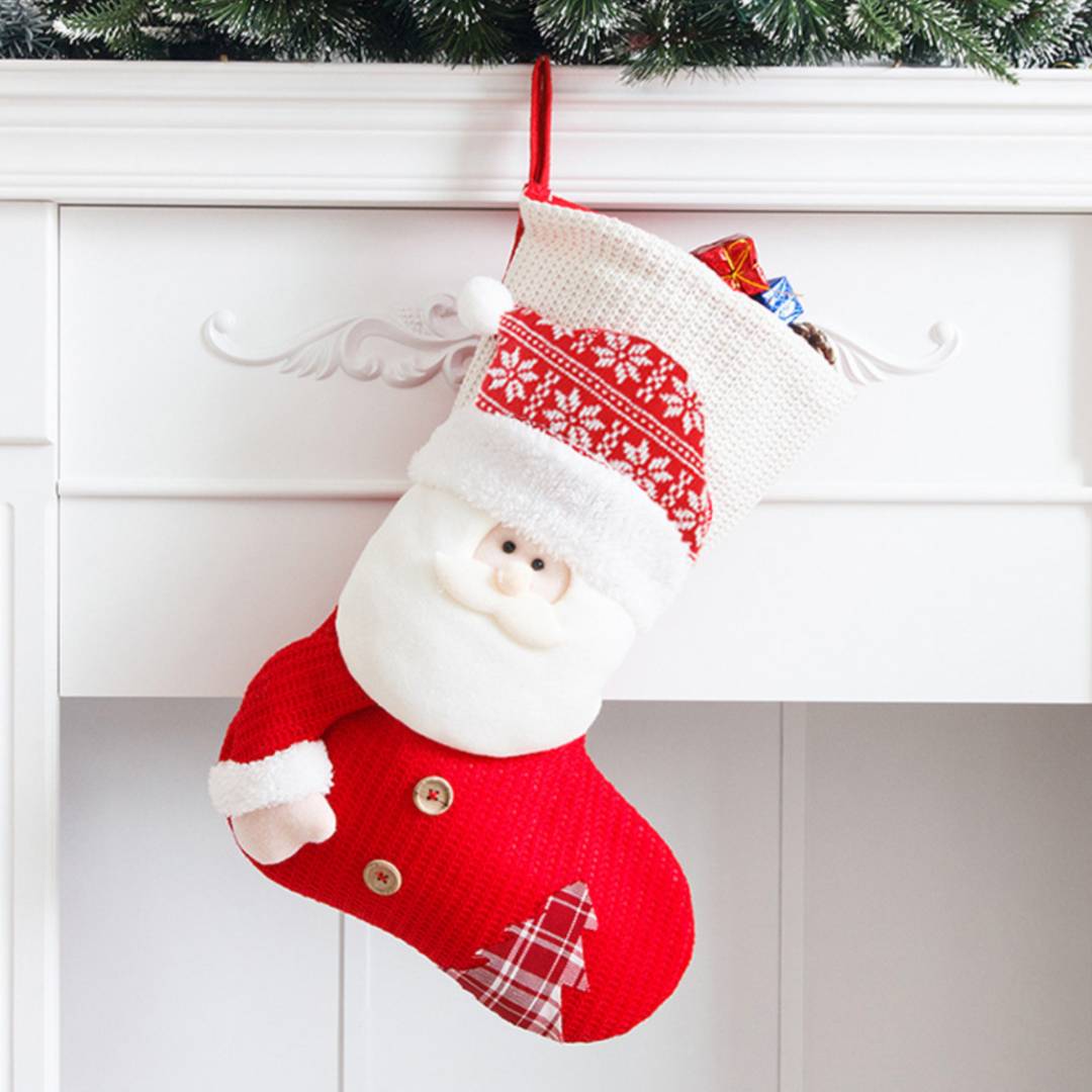 Christmas Hanging Decorative Socks Design F
