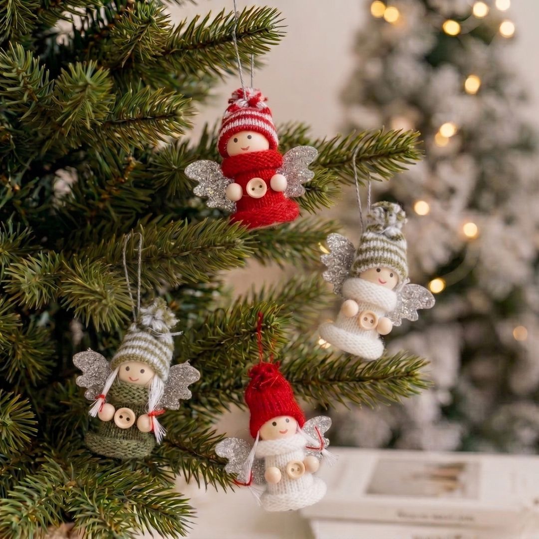 Little White Angel Christmas Tree Ornament