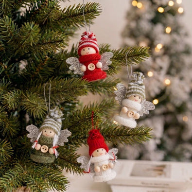 Little White Angel Christmas Tree Ornament