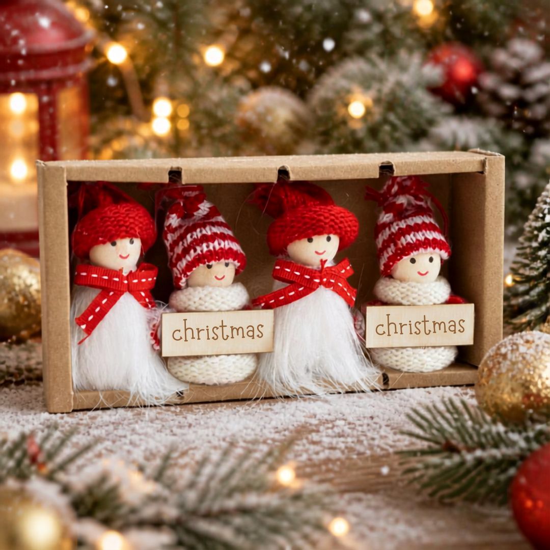 Little Elves Angel Christmas Tree Ornament