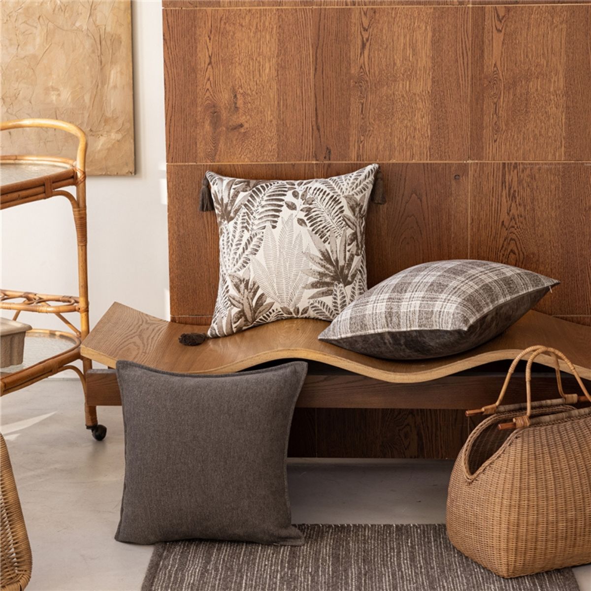 Devon Brown Cushion Cover B