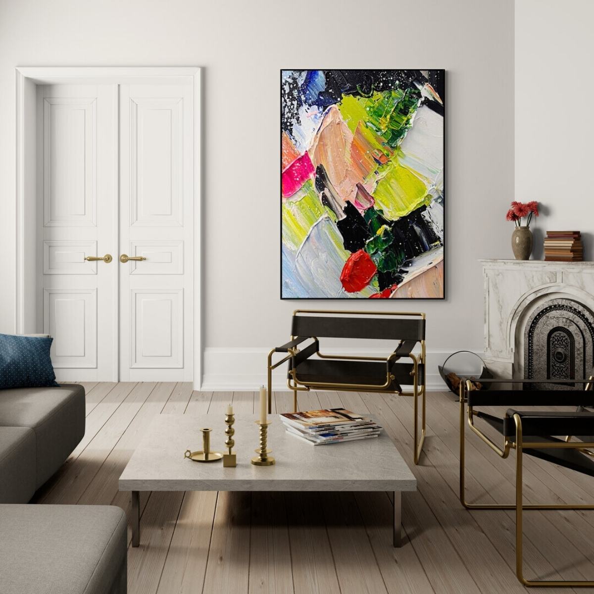 Kremlino Hand-Painted Wall Art