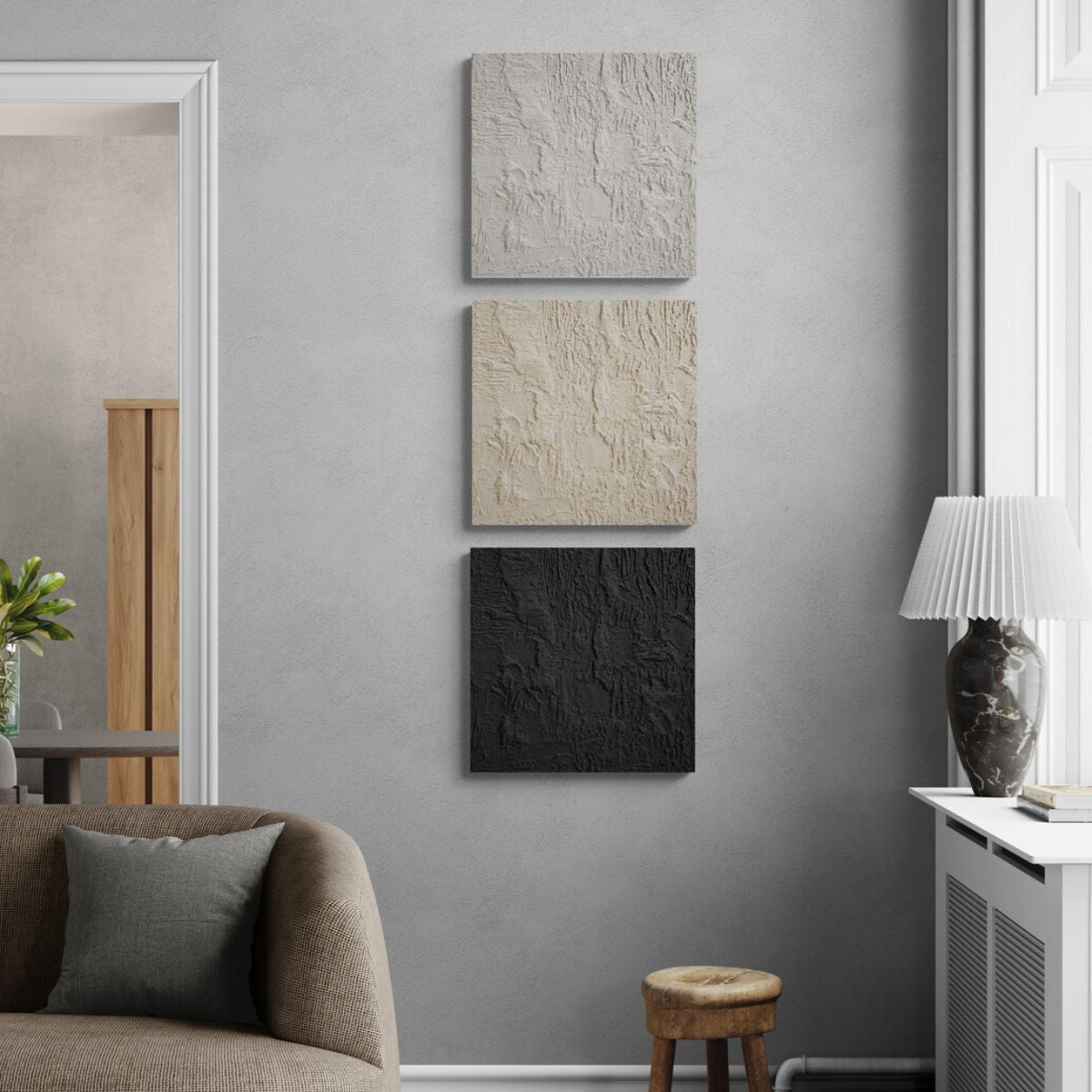 Pilao Hand-Painted Wall Art