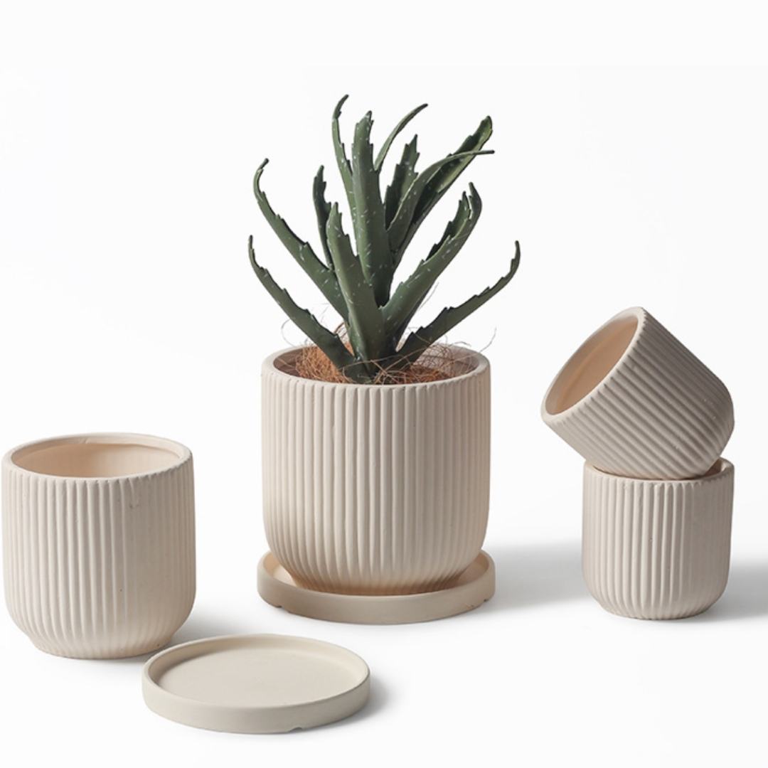 Carley Ceramic Flower Pot