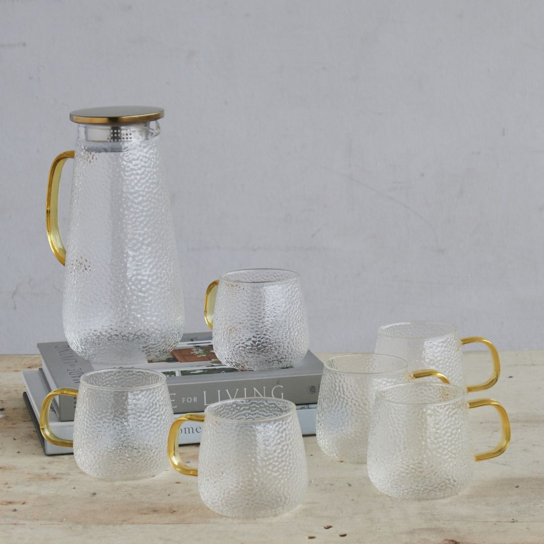 Leonard Borosilicate Glass Jug Set