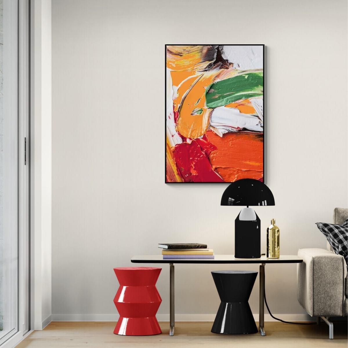 Kempo Hand-Painted Wall Art