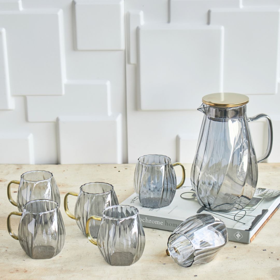 Quentin Borosilicate Glass Jug Set