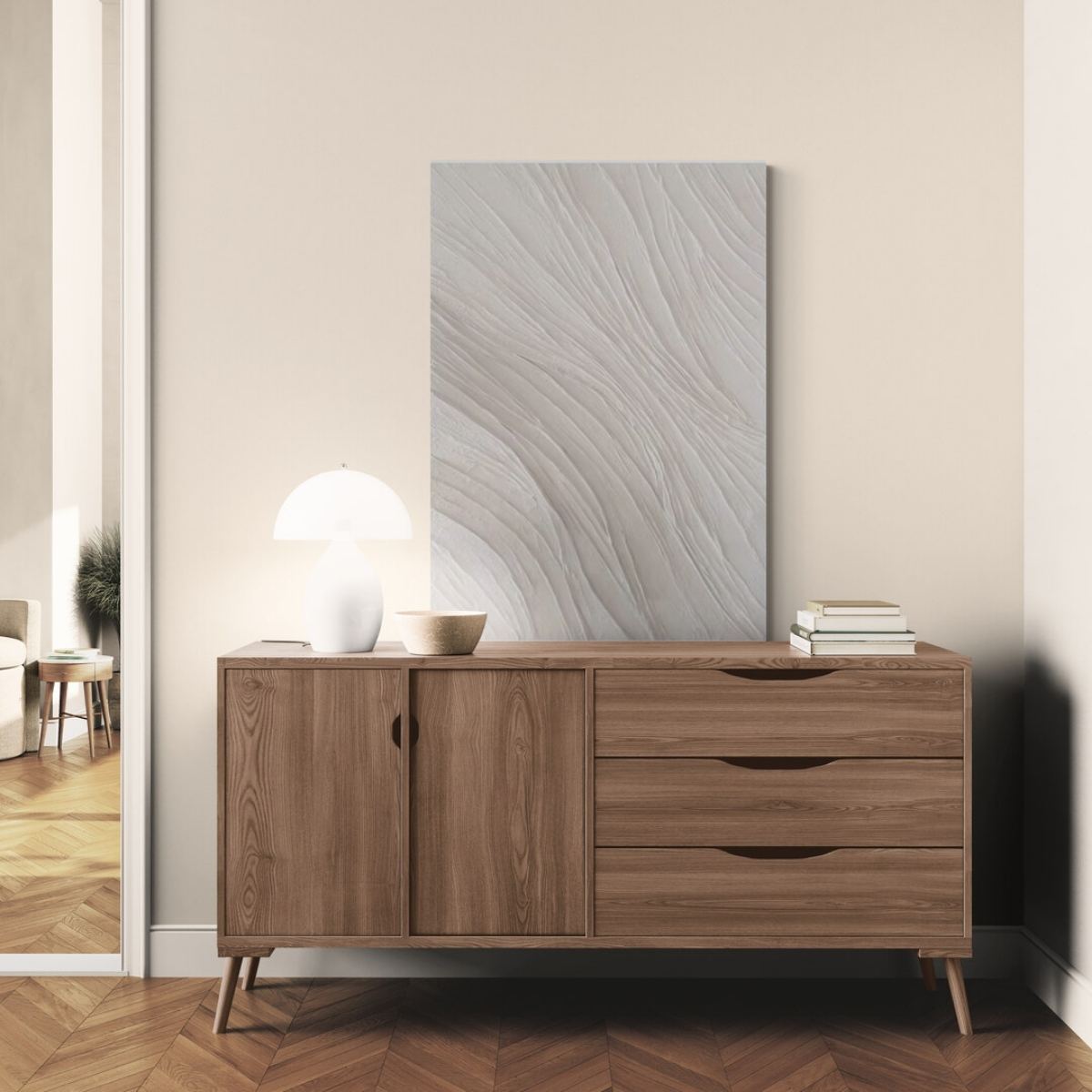 Kremo Hand-Painted Wall Art