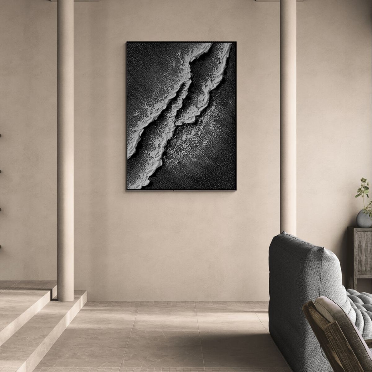 Tonsolo Hand-Painted Wall Art