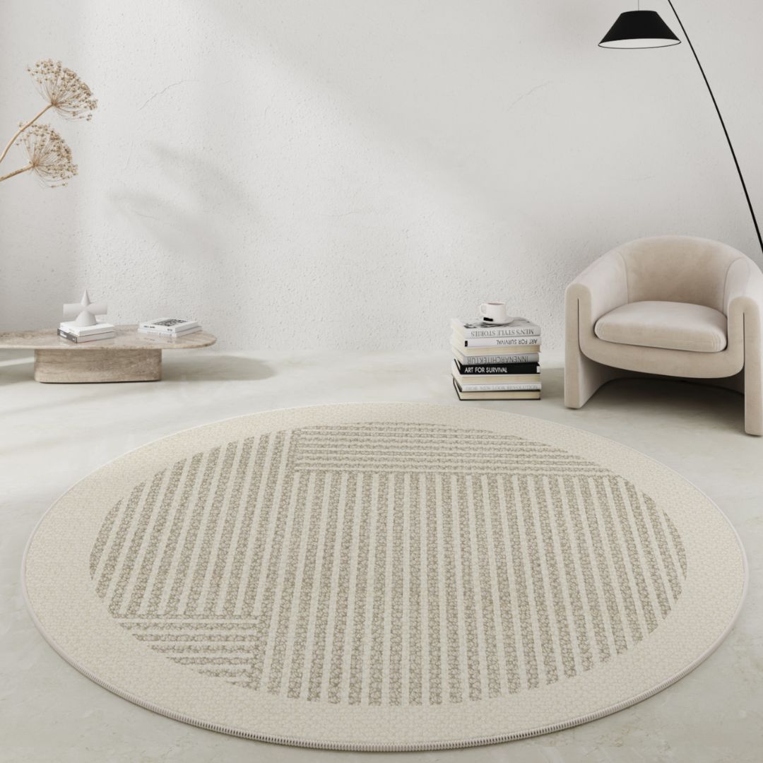 Ariesta Round Water Resistant Carpet